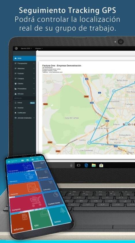 FacturaOne Tracking GPS