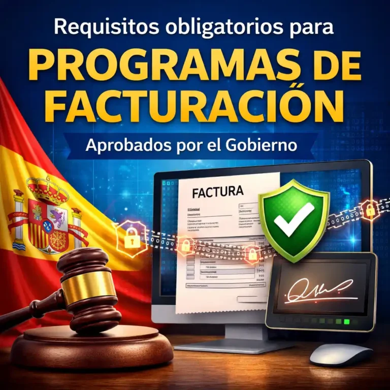 el gobierno aprueba los requisitos obligatorios para los programas de facturación