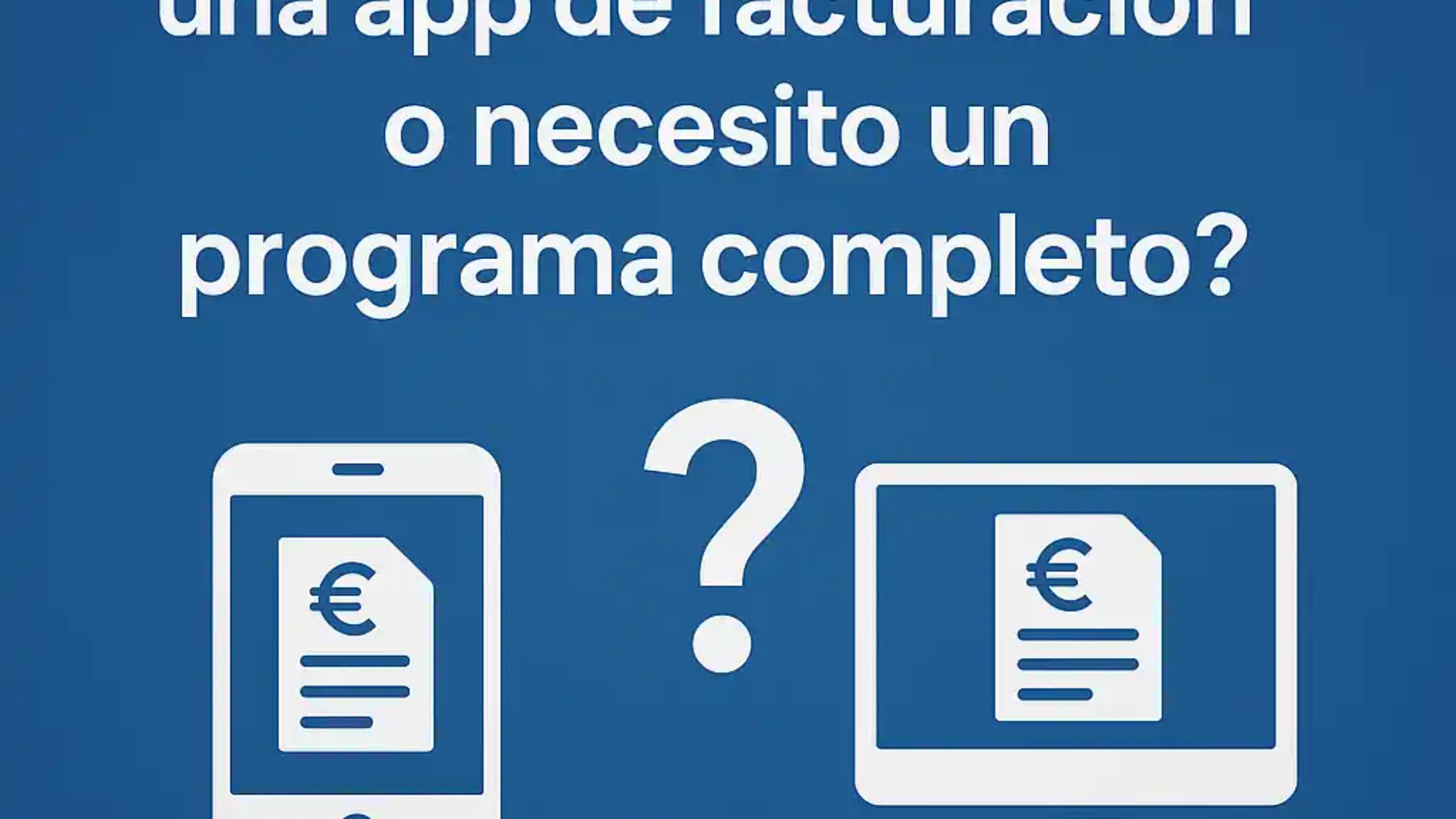 app facturación o programa completo