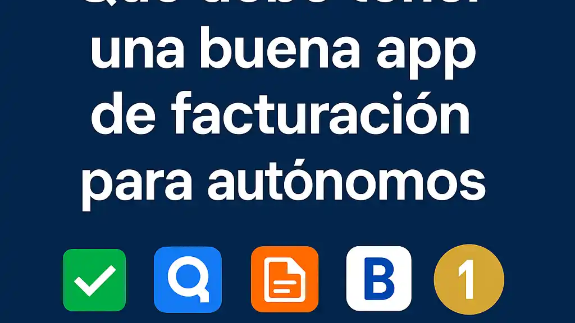 buena app de facturación