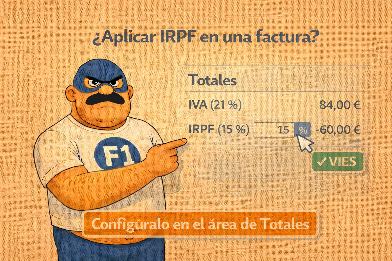 Cómo aplicar el IRPF correctamente en una factura