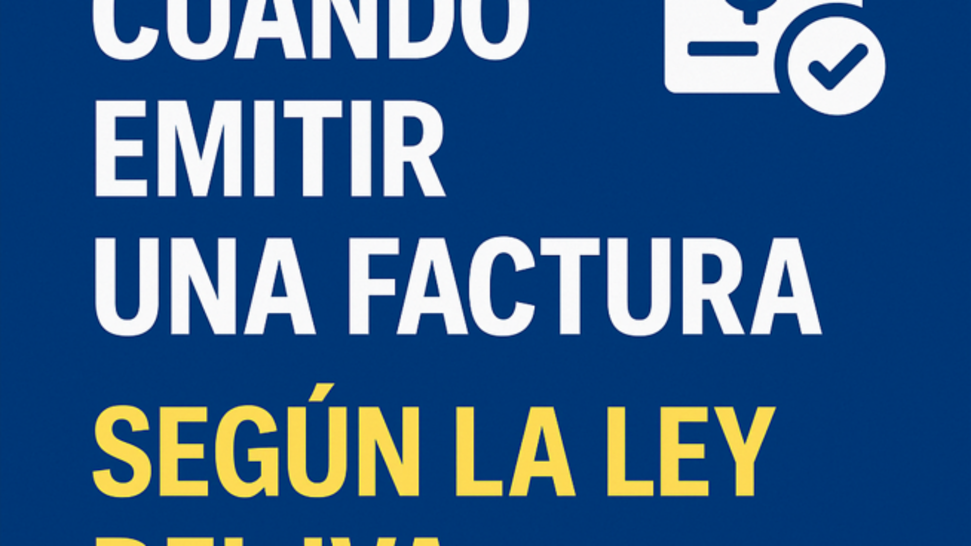 emitir factura ley iva