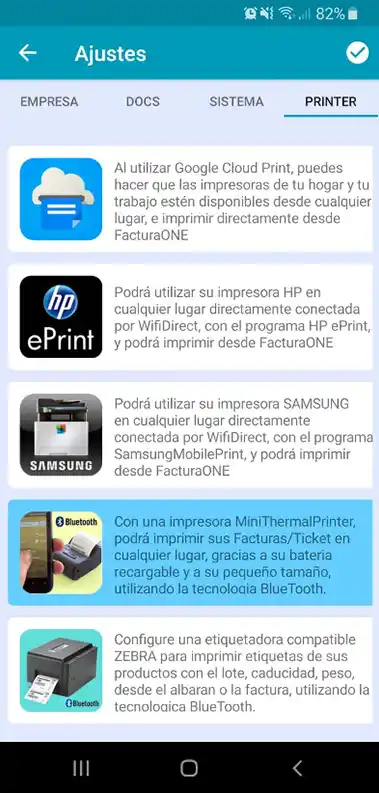 impresora bluetooth y etiquetadora