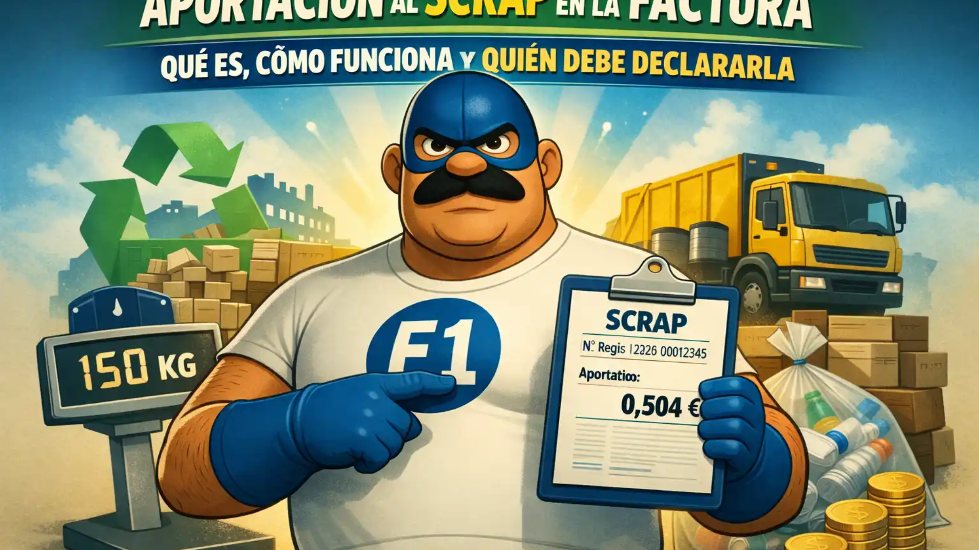 aportación SCRAP en la factura