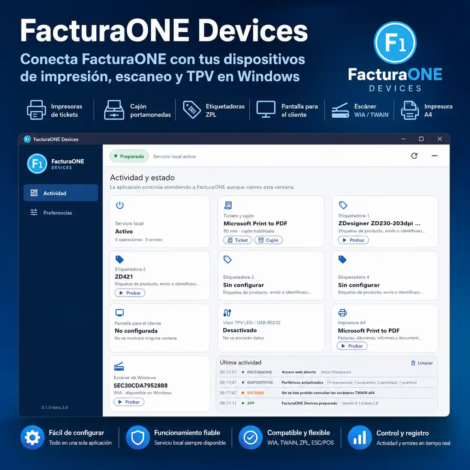 facturaone devices windows