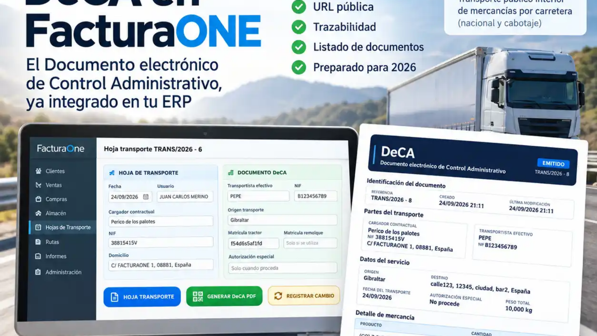 DeCA en FacturaONE